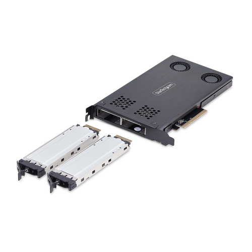 Pay panel cho ổ cứng StarTech.com 2M2-REMOVABLE-PCIE Bảng nối đa năng màu đen