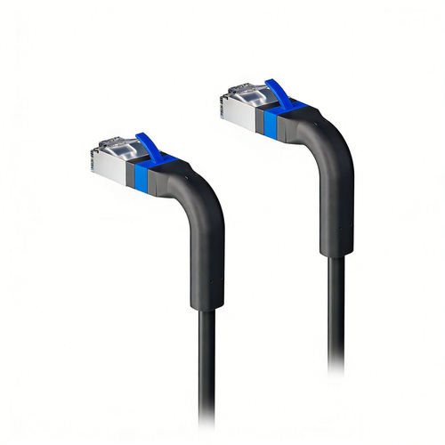Dây cáp mạng Lanview LV-6AFTP-FLEX-ANG-005B-S màu đen 0,5 m Cat6a U/FTP (STP)