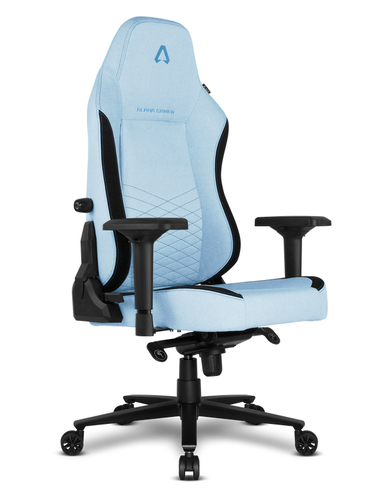 Ghế được lót Alpha Gamer Alegra V2 Ghế chơi game đa năng Mặt màu đen, màu xanh lơ