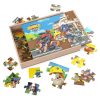 Games Wood Puzzles 3-Pack Trò chơi ghép hình 72 chiếc Phim hoạt hình
