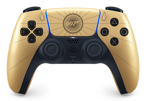 Đồ chơi điều khiển từ xa Sony Interactive Entertainment DualSense Wireless Controller – 007 First Light Limited Edition màu đen, Vàng kim loại Bluetooth/USB Gamepad Analog / Số PlayStation 5, Android, MAC, Máy tính cá nhân, iOS