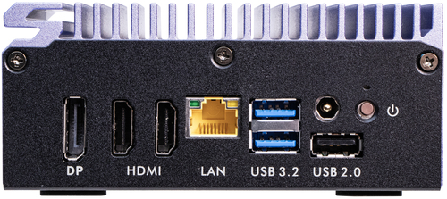 Shuttle Edge PC SPCEL12 Máy tính cỡ 0.46L màu đen, màu xanh lơ J6412 Intel SoC BGA 1493 2 GHz
