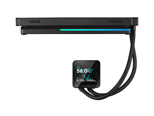 Tản nhiệt máy tính ASUS PRIME LC II 360 ARGB LCD Vi xử lý Bộ làm mát chất lỏng tất cả trong một 12 cm màu đen 1 chiếc