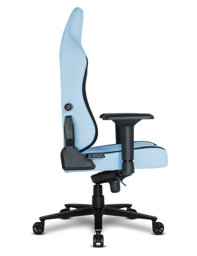 Ghế được lót Alpha Gamer Alegra V2 Ghế chơi game đa năng Mặt màu đen, màu xanh lơ