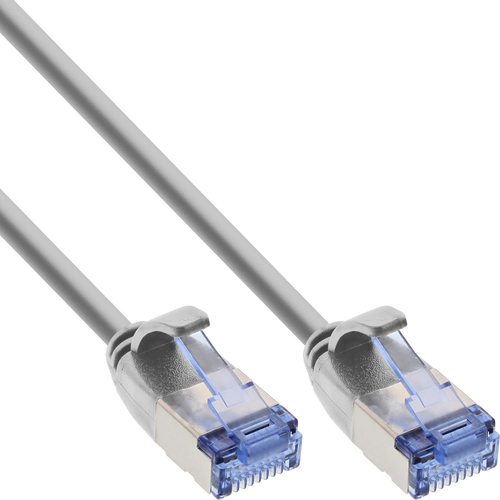 Dây cáp mạng InLine 71955 màu xám 0,5 m Cat6a U/FTP (STP) Tròn