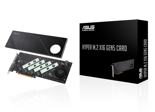 Card giao tiếp & bộ chuyển đổi ASUS Hyper M.2 x16 Gen5 Card Nội bộ