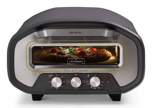 Máy làm pizza & lò nướng Ariete Da Gennaro 1 bánh pizza 2200 W màu đen, màu xám