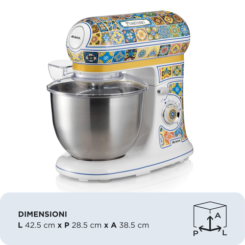 Ariete 1588/0P Máy đánh trứng để bàn 2400 W màu xanh lơ, màu vàng