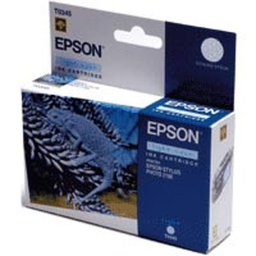 Hộp mực in phun Epson Chameleon Ink Cart light cyan 450sh StylusPho2100 1 chiếc chính hãng màu xanh lục lam nhạt; màu xanh hồ thủy nhạt