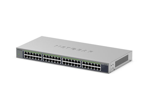 Switch mạng NETGEAR GS748 Không quản lý Gigabit Ethernet (10/100/1000) màu xám