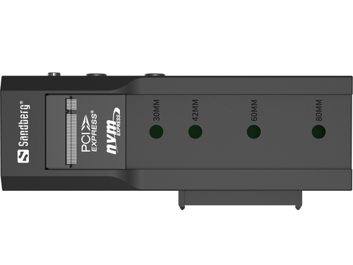 Trạm docking ổ cứng Sandberg 136-49 USB 3.2 Gen 2 (3.1 Gen 2) Type-C màu đen