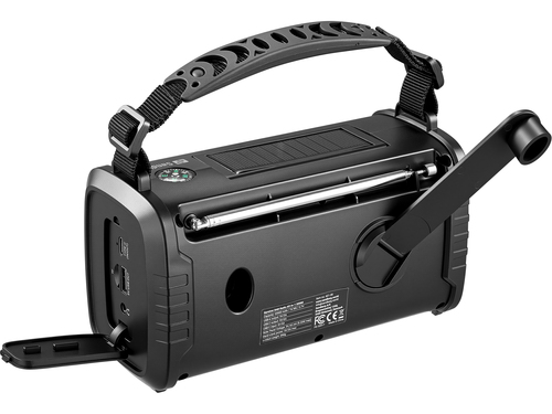 Radio Sandberg 421-38 Xách tay Analog & số màu đen