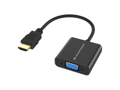 4cecb7938c08b7a36b38f137606012bbcab13823.jpg Bộ chuyển đổi cáp video Conceptronic ABBY20B 0,25 m HDMI Type A (Standard) VGA (D-Sub) màu đen