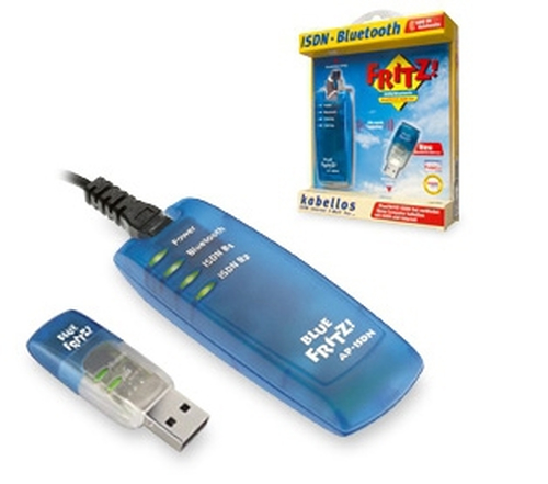 Thiết bị truy cập mạng số các dịch vụ tích hợp FRITZ! BlueFRITZ! ISDN Set v2.0 (ISDN) Không dây