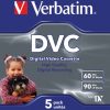 Băng từ cassette Verbatim Digital Video Cassette 60 Min 5 Pack Băng video cassette 5 chiếc