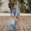 Bóng chơi trên biển Rubo Toys Whale Beach Ball 35 cm màu xanh lơ