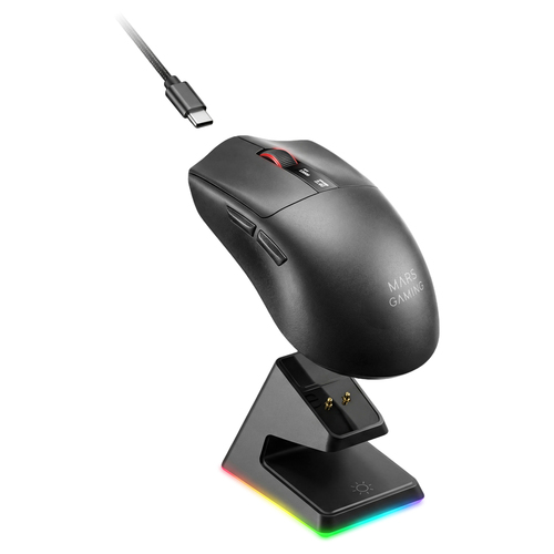 Chuột Mars Gaming MMWELITE Chơi game Tay phải Bluetooth Quang học 20000 DPI