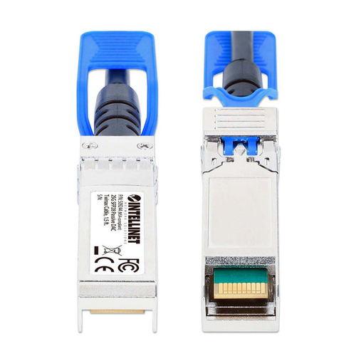 Cáp InfiniBand & Cáp Quang Intellinet 509244 InfiniBand/fibre optic cable 0,5 m SFP28 DAC màu đen