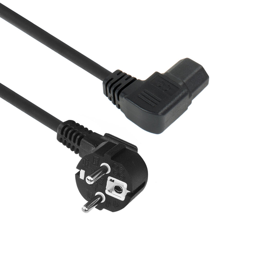 Dây cáp điện ACT AK5348 màu đen 2 m CEE7/7 IEC C15