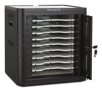 4fd8588e042b21cfb924453eb8f46836678b2434.jpg Kệ/giá của trạm sạc pin Kensington K67716AU Đứng Nhựa ABS, Thép màu đen