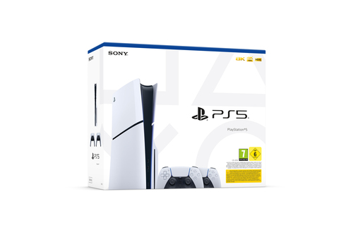 Tay cầm chơi game Sony Interactive Entertainment Playstation 5 Slim 1 TB Wi-Fi màu đen, màu trắng