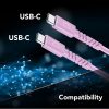 Cáp Cellularline USBDATAUBR5AC2C15P USB USB 3.2 Gen 1 (3.1 Gen 1) 1,5 m USB C 100 W màu hồng