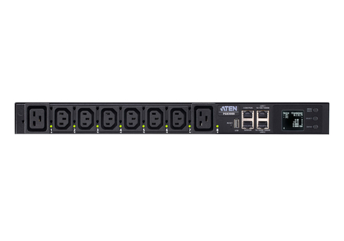 Đơn vị phân phối điện (PDU) ATEN PG8308G-AT 8 ổ cắm AC 1U màu đen