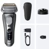 Máy cạo râu Braun Series 9 Pro+ 9615S lưỡi lá Bộ tỉa màu đen, màu xám