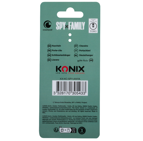 Konix 2849000015 key ring/case Móc chìa khóa màu hồng