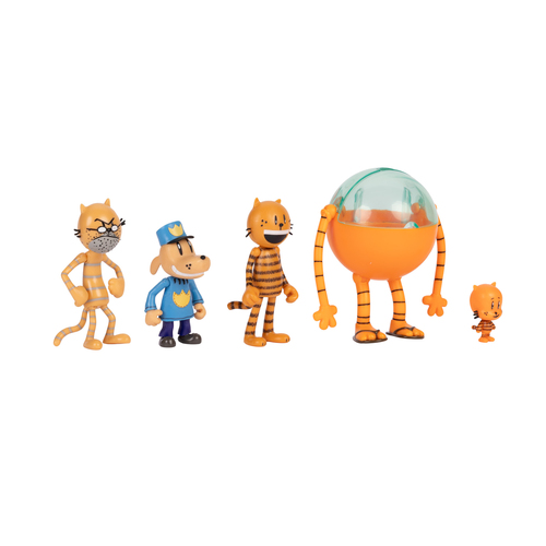 Đồ chơi mô hình cho trẻ em Dog Man Movie Multipack Set