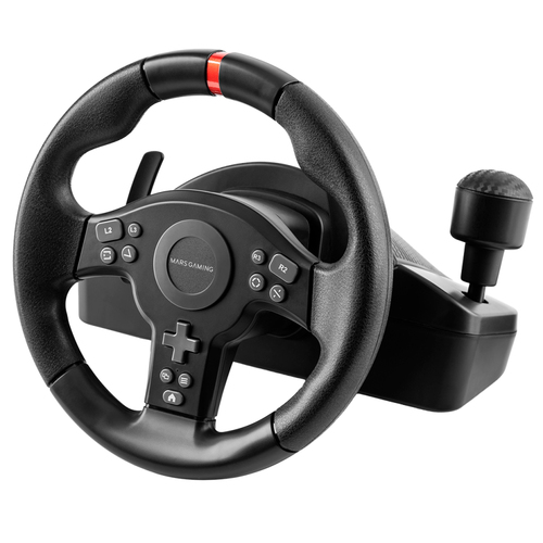 51e5c418837396981f11133b1129bdfe476ea859.jpg Đồ chơi điều khiển từ xa Mars Gaming MWH-RSXONE màu đen USB Vô lăng + Bàn đạp Máy tính cá nhân, Playstation 3, PlayStation 4, Nintendo Switch, Nintendo Switch 2, Xbox One, Xbox Series S, Xbox Series X