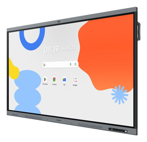 51fc77ed73d8019f076642085307943aae577871.jpg Bảng Tương Tác Thông Minh Samsung WA86F-P interactive whiteboard 2,18 m (86") 3840 x 2160 pixels Màn hình cảm ứng màu đen, màu xám