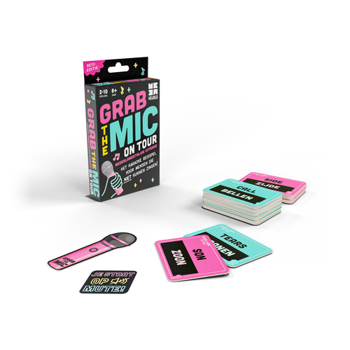 Trò chơi cờ MEGABLEU Grab The Mic Reiseditie NL 15 min Đánh bài Tiệc