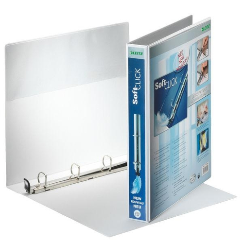 Bìa còng Esselte Leitz Presentation Binder Premium 4x20 mm, White A4 màu trắng