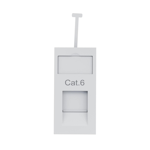 Hộp đấu dây điện Lanview LVN-CAT6-1OUT-UTP-UK RJ-45 màu trắng