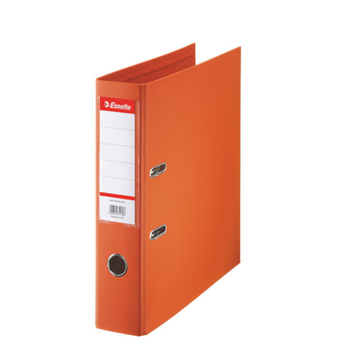 Bìa còng Esselte Plastic Standard Lever Arch Files, 70mm Orange A4 màu da cam