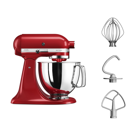 54e72a012a76b111b8128d4743f08a22d8a352a1.jpg Máy trộn KitchenAid 5KSM125BER Máy đánh trứng để bàn 300 W màu kem