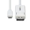 Bộ chuyển đổi cáp video StarTech.com CDP2DP2MBW 1,9 m DisplayPort USB Type-C màu trắng