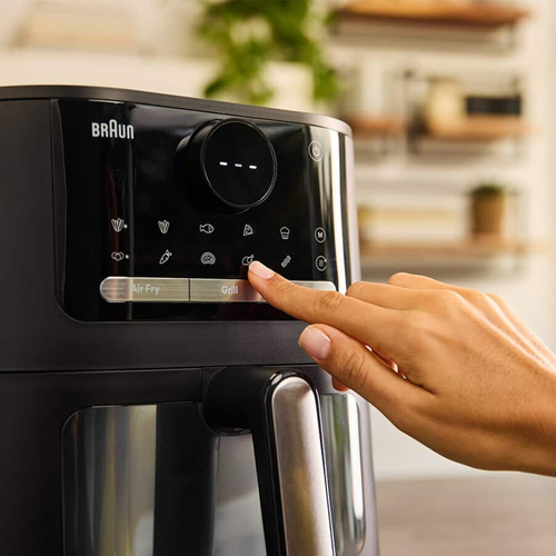 Bếp chiên rán Braun HF5075IBK Đơn 6 L Độc lập Nồi chiên không dầu màu đen