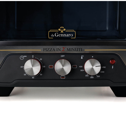 Máy làm pizza & lò nướng Ariete Da Gennaro 1 bánh pizza 2200 W màu đen, màu xám