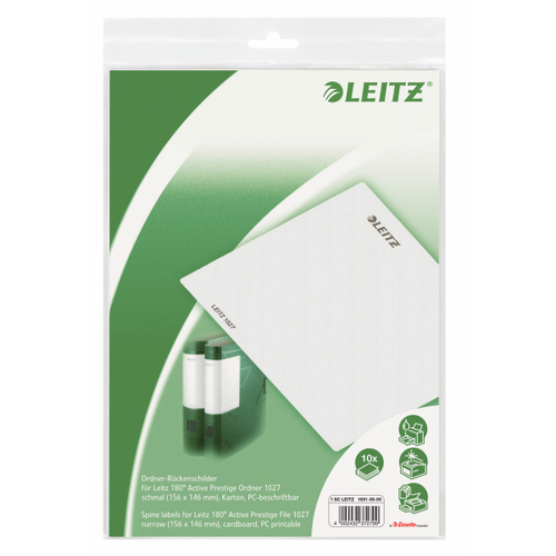 Nhãn không dính Leitz Folder labels, grey màu xám