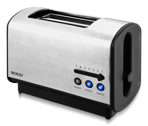 57736ac4ea55ae1bdcdb7c75f2ef2f77e4bd9ba0.jpg Máy nướng bánh mì Sogo TOS-SS-5385 7 2 lát 850 W màu đen, Thép không gỉ