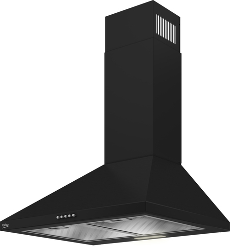 Máy hút khói bếp Beko HCP61422BH Treo tường màu đen 480 m³/h