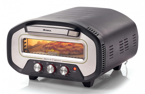 Máy làm pizza & lò nướng Ariete Da Gennaro 1 bánh pizza 2200 W màu đen, màu xám