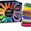 Vật liệu cho máy in 3D 3Doodler Scrib3D - PLA Filament Refills Polylactic acid (PLA) Đa màu sắc