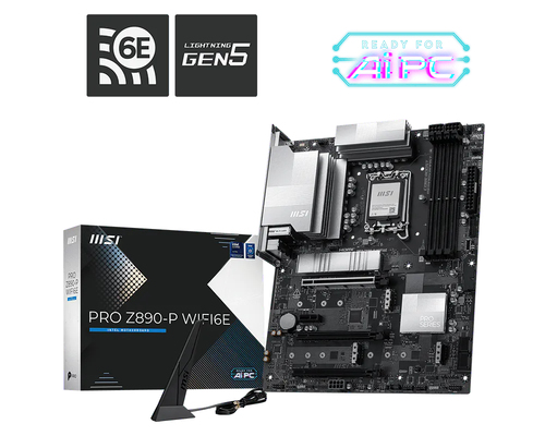 Bo mạch chủ MSI PRO Z890-P WIFI6E Intel Z890 LGA 1851 (Socket V1) ATX