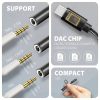 Cáp âm thanh Axagon ADA-HC 0,1 m 3.5mm USB Type-C màu đen