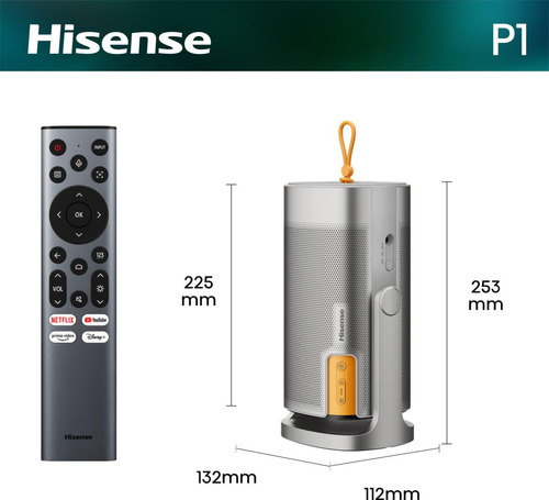 5aa233ebb7627ad59efd4f01dec2a682711aa973.jpg Máy chiếu dữ liệu Hisense P1 1000 ANSI lumens UHD 4K (3840x2160) Hỗ trợ 3D màu trắng