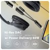 Cáp âm thanh Axagon ADA-HCPD 0,1 m USB-C, 3.5 mm USB-C màu đen