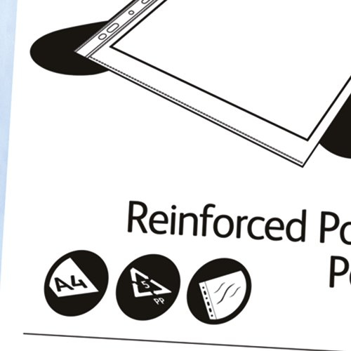 Bìa lá Rexel Reinforced Top Opening A4 Pocket / bìa lỗ 100 chiếc
